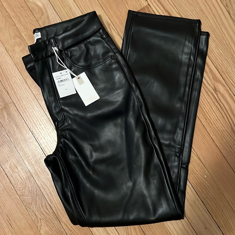 Faux Leather Pants
